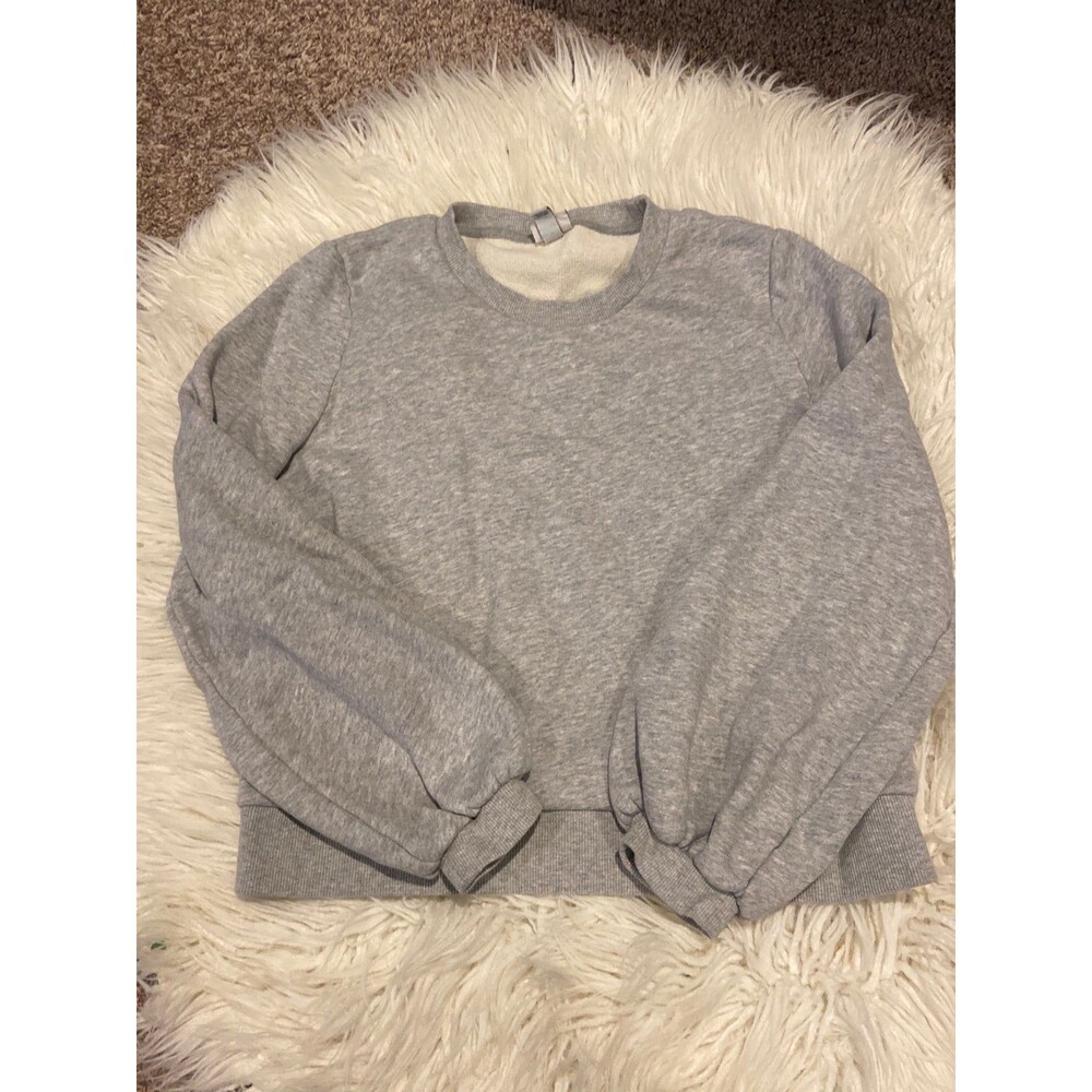 Large womens A New Daygrey balloon sleeve sweatshirt